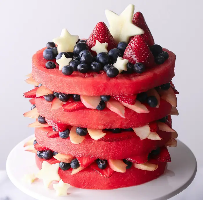 FRESH WATERMELON LAYER CAKE