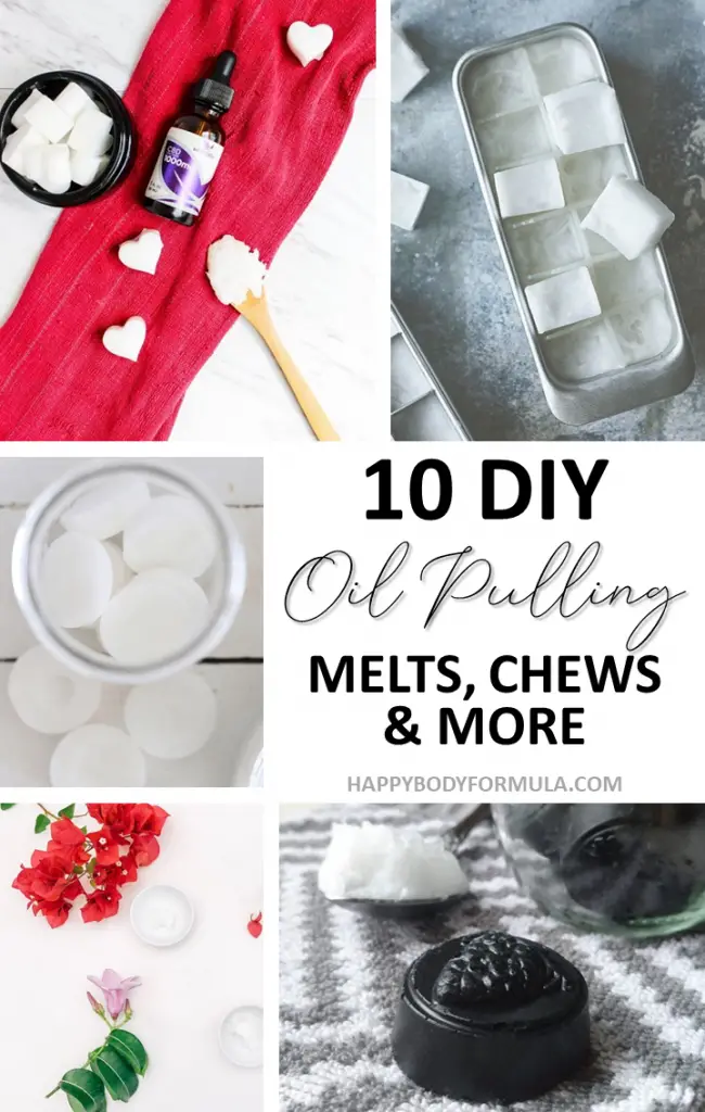 10 Oil Pulling Teeth Whitening Recipes for a Beautiful Smile | HappyBodyFormula.com