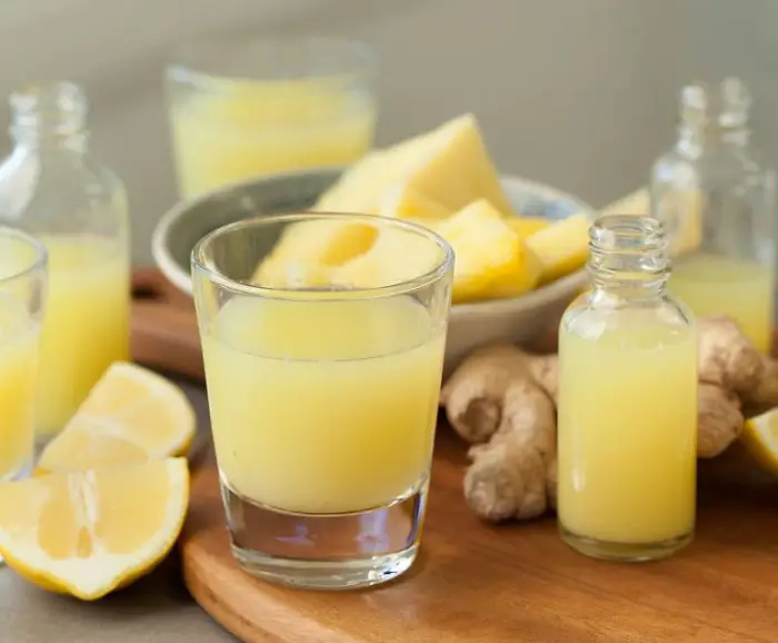 PINEAPPLE GINGER WELLNESS SHOTS