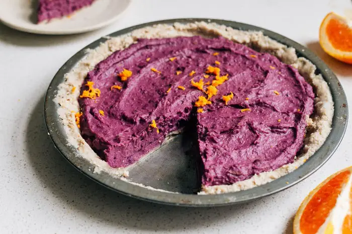 PURPLE SWEET POTATO PIE