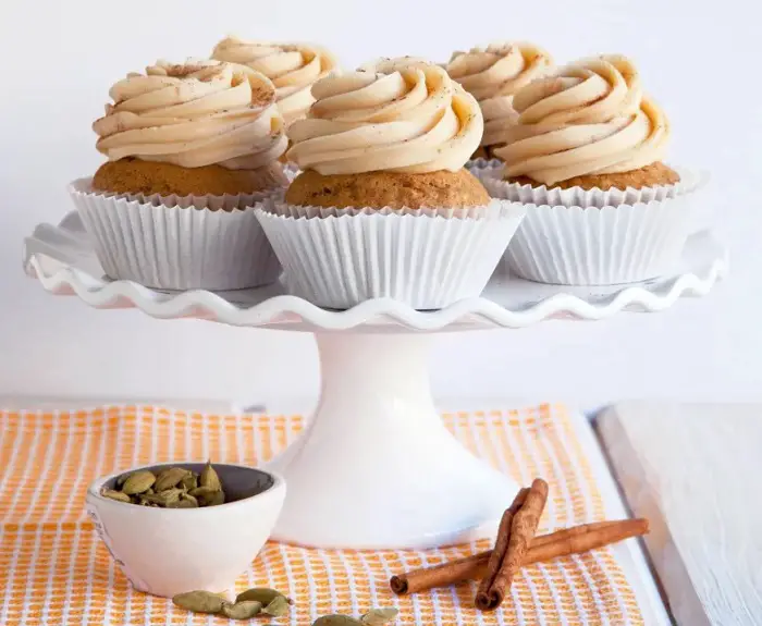 CHAI SWEET POTATO CUPCAKES