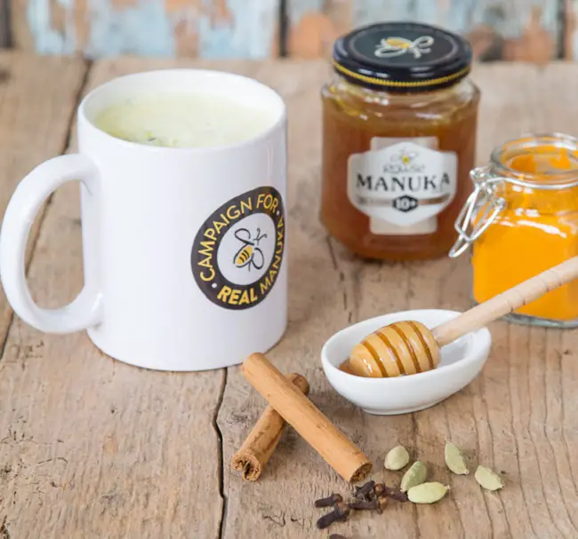 SPICED TURMERIC MILK WITH MANUKA HONEY