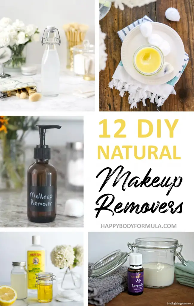 12 DIY Makeup Remover Recipes Made with All Natural Ingredients | Happybodyformula.com