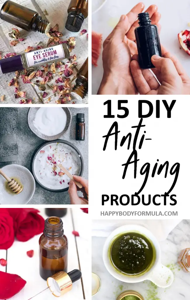 15 Homemade Anti-Aging Recipes You Can Make From Home | HappyBodyFormula.com