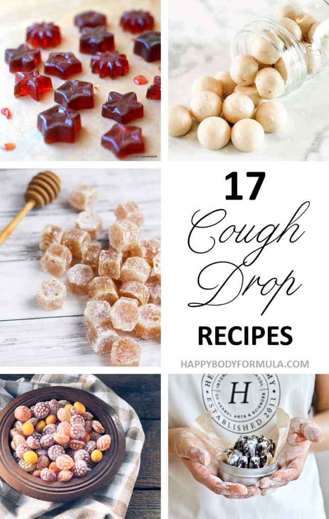 17 Easy Homemade Cough Drop Recipes That Actually Taste Good | Happybodyformula.com