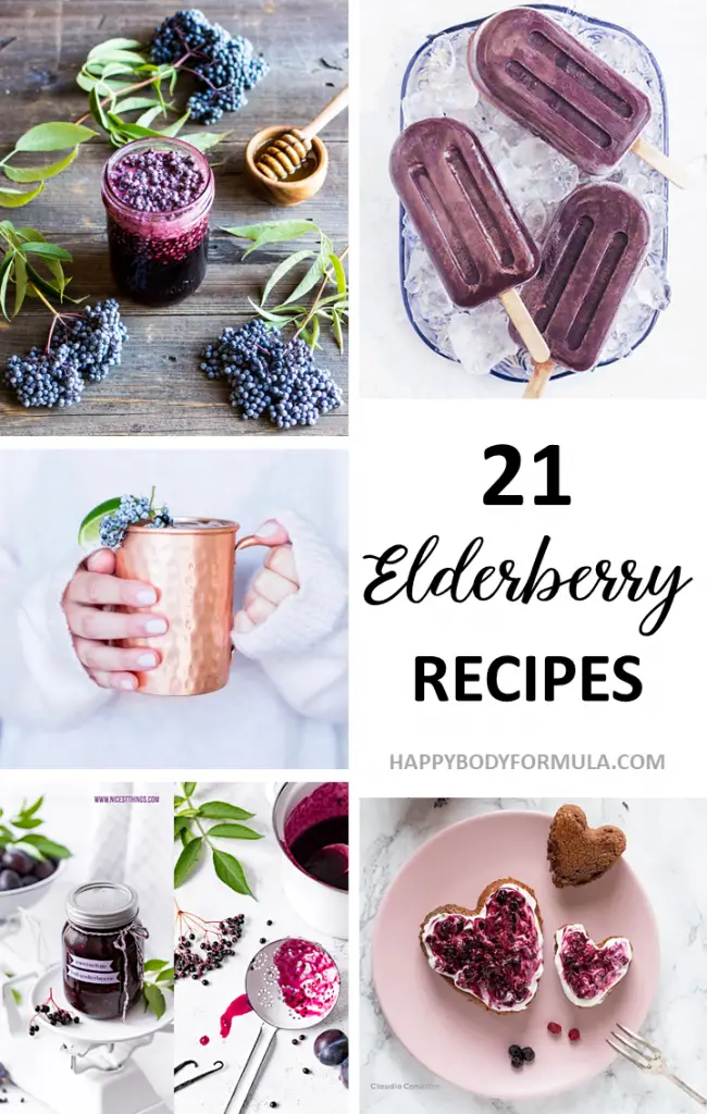 21 Easy + Nutritious Elderberry Recipe Ideas | Happybodyformula.com