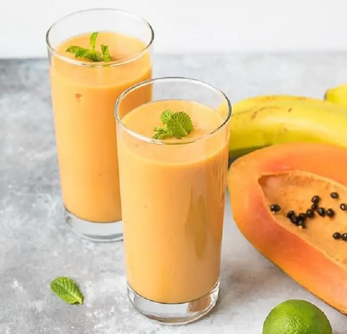 TURMERIC PAPAYA SMOOTHIE