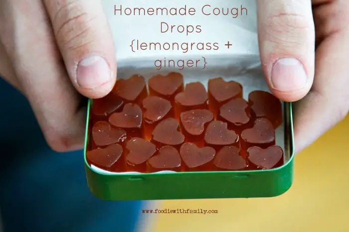 HOMEMADE LEMONGRASS AND GINGER COUGH DROPS