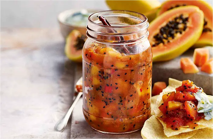 PAPAYA AND MANGO CHUTNEY RECIPE