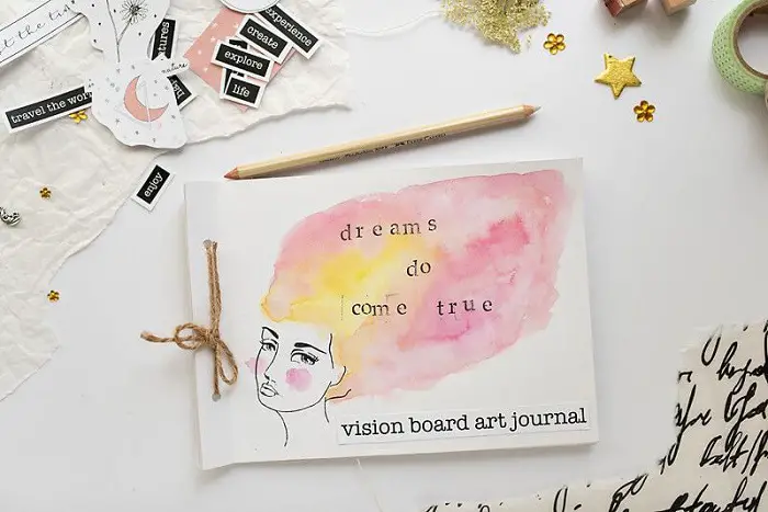 VISION BOARD ART JOURNAL