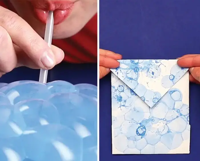 DIY BUBBLE ART