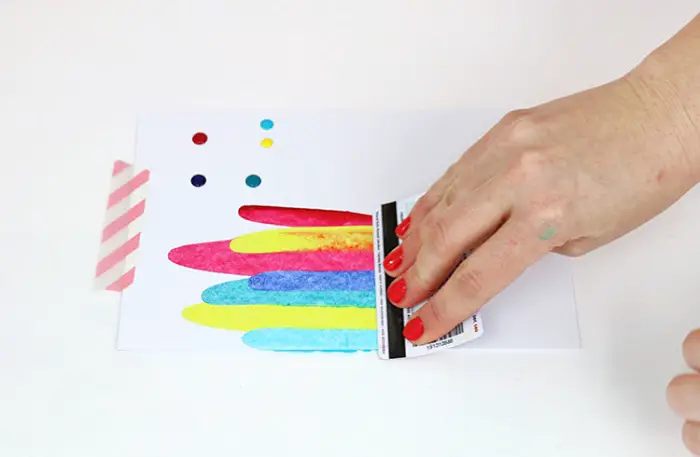 PAINT SCRAPE NOTECARDS