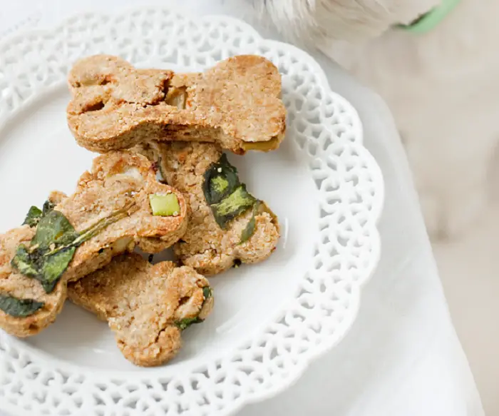 SPINACH & GREEN APPLE BISCUITS