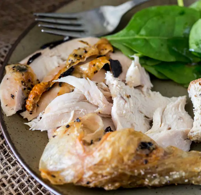 BLACK TRUFFLE STUFFED ROAST CHICKEN