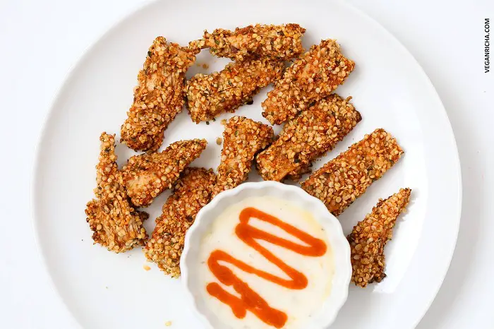 SPICY HEMP CRUSTED JACKFRUIT NUGGETS