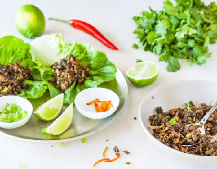 MUSHROOM AND QUINOA SAN CHOI BAO