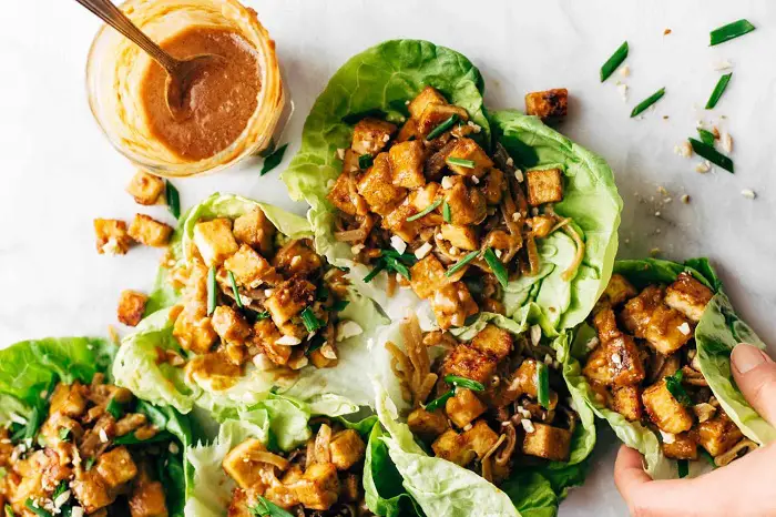 FIRECRACKER VEGAN LETTUCE WRAPS